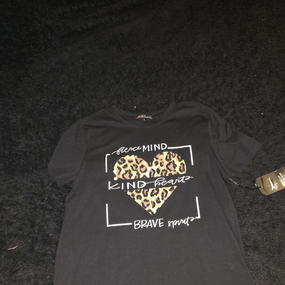 Black Graphic Kids T-Shirt